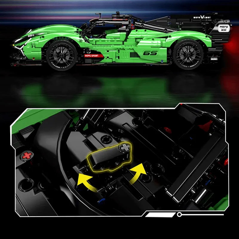 Remote Controlled 24h Endurance Car 2979pcs-2