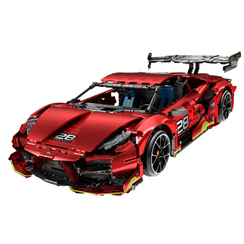 Drifting Satin Red Hypercar 2201pcs-0