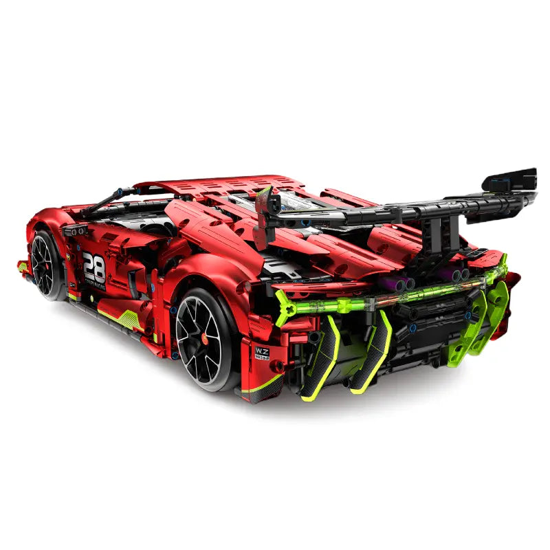 Drifting Satin Red Hypercar 2201pcs-1