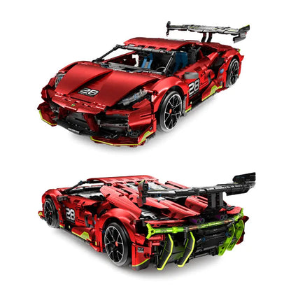 Drifting Satin Red Hypercar 2201pcs-2