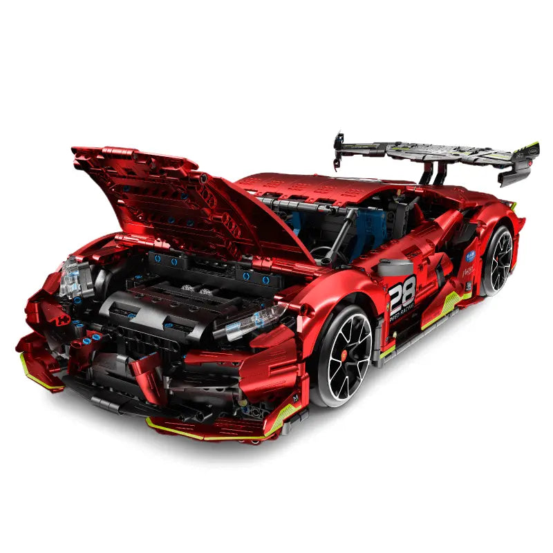 Drifting Satin Red Hypercar 2201pcs-3