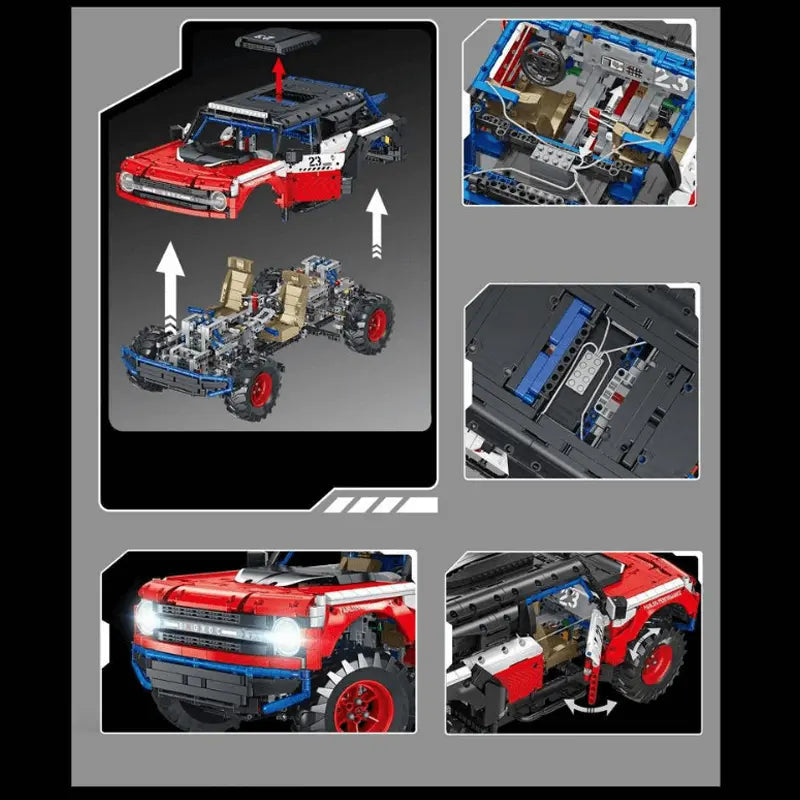 Remote Controlled American Off Roader 2919pcs-3