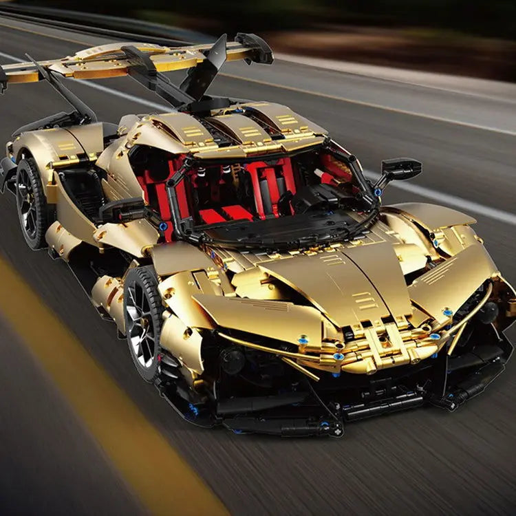 SATIN GOLD "INTENSE EMOTION" HYPERCAR 3667PCS-1