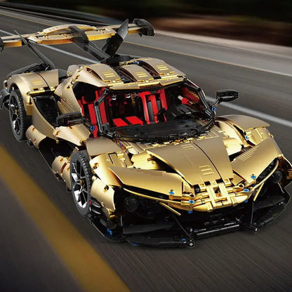 SATIN GOLD "INTENSE EMOTION" HYPERCAR 3667PCS-1
