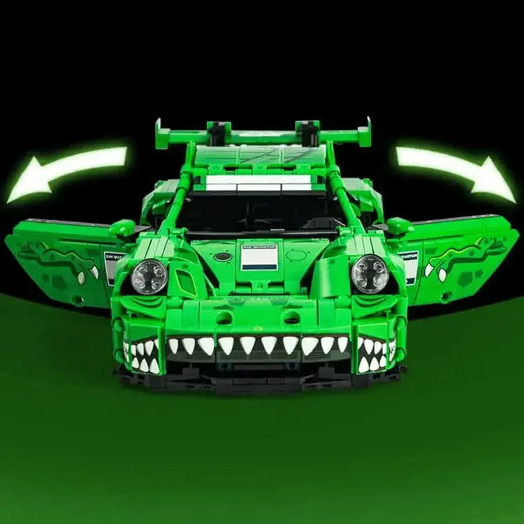 THE GREEN JAWS RACE CAR 1521PCS-2