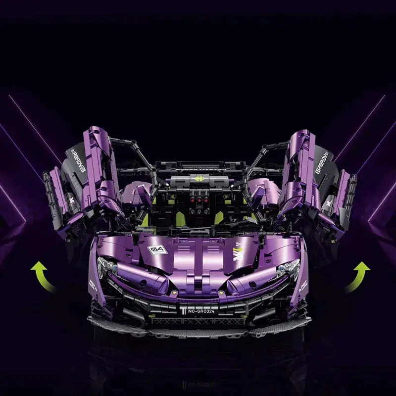 The Ultimate Satin Purple Widowmaker 3567pcs-2
