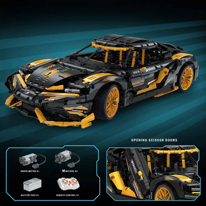 Electric German Supercar 2944Pcs-2