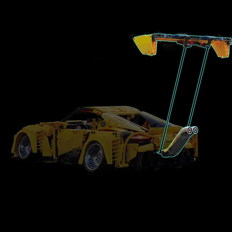 Limited Edition Stanced JDM Sports Car 2627pcs-4